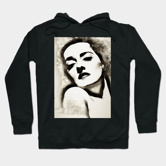 Bette Davis Eyes Hoodie by cameradog